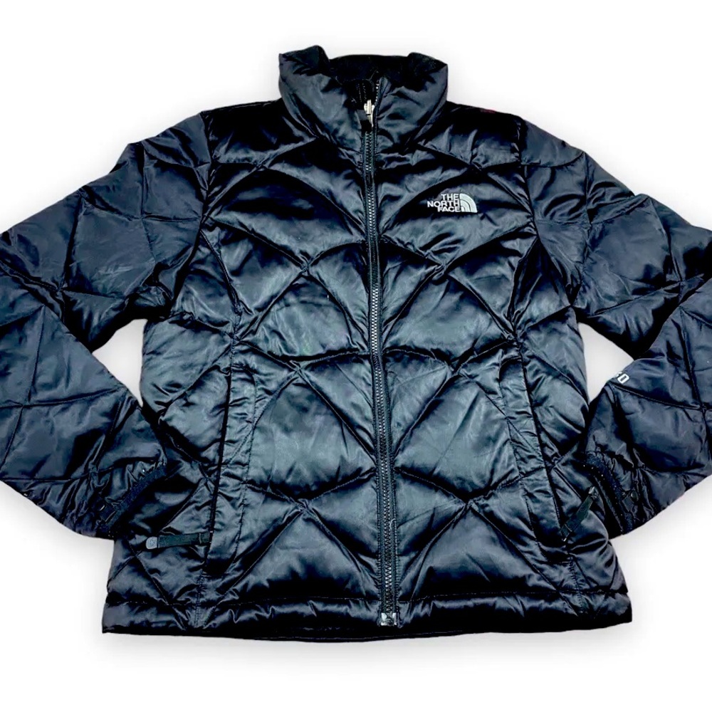 The North Face 550 Aconcagua Black Puffer Coat